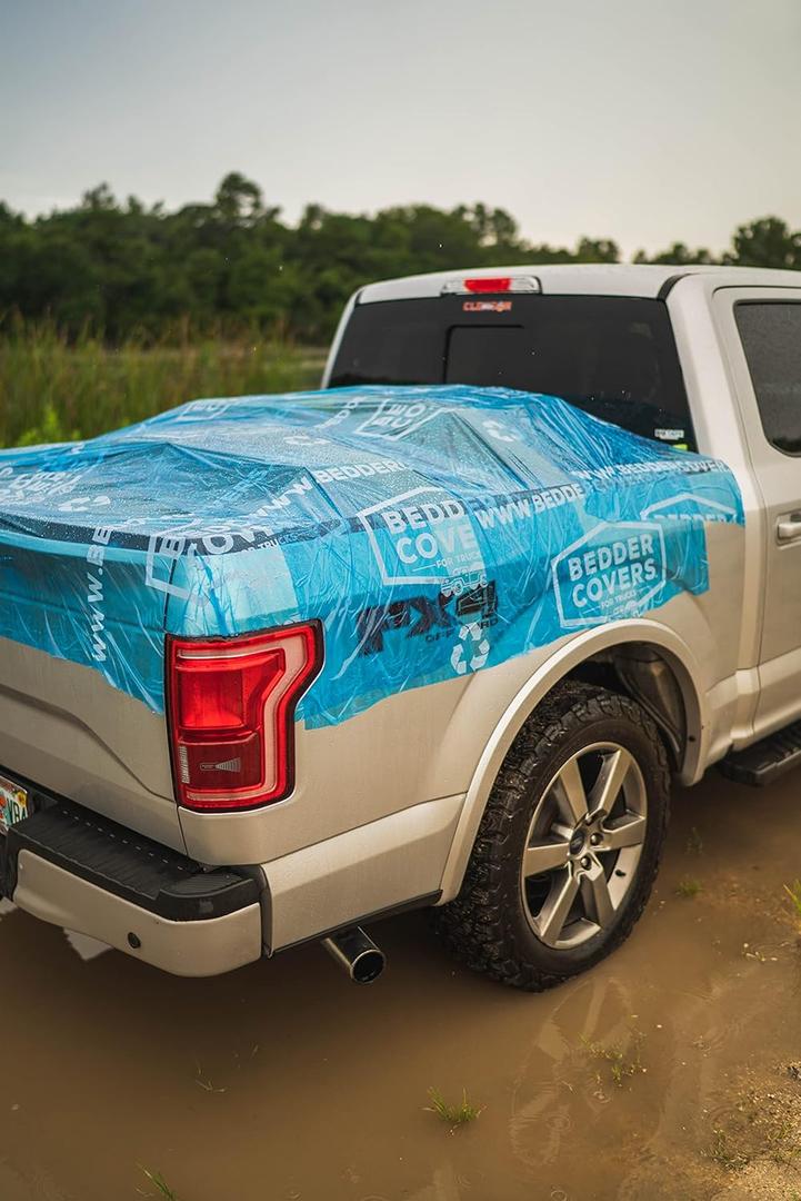 Pickup Truck Bed Cover, self-Adhesive Waterproof wrap 3 ft x 40 ft, fits Any Truck with Any Load, Temporarily Cover Your Load!