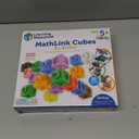 Learning Resources MathLink Cubes Big Builders - Math Manipulatives Kindergarten Games, Pattern Building Blocks, Counting Blocks, STEM Sets, Classroom Counters, Fine Motor Skills, Gifts For Kids