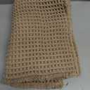 Waffle Bath Mat, Boho Bathroom Rugs Non Slip Washable Super Absorbent Quick Dry Farmhouse Bathroom Decor, 36"x24" / 3' x 2' Khaki