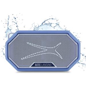 Altec Lansing Portable Bluetooth Speaker HYDRAMINI 2.0, IP67 Waterproof, Portable Speaker, 12h Playtime, Wireless Pairing, USB-C Quick Charge, Magnetic Bluetooth, Voice Assistant Integration, Periwinkle Blue/White