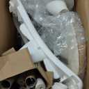 Gofirst 6 in 1 Baby High Chair,Convertible High Chairs for Babies and Toddlers/Booster Seat/Table and Chair Set,Babies Feeding Chair/5-Point Harness,4-Position Removable Tray&PU Cushion Baby Highchair (Beige)