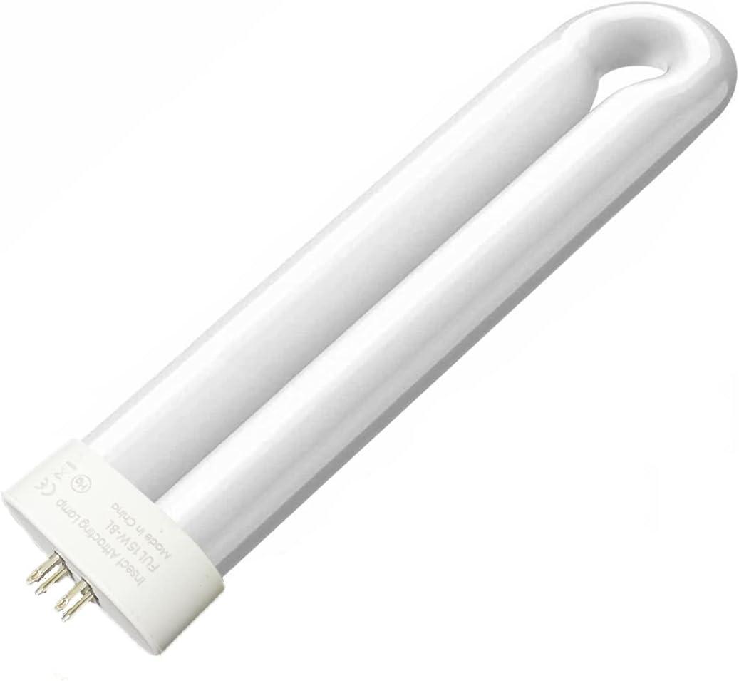Replacement Bulb for Bug Zapper, 15W U-Shaped Twin Tube Bulb with 4-Pin Base