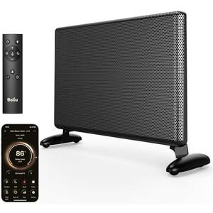 Amazon.com: Ballu Mica Infrared Space Heater Large Room,Panel Heater with Programmable Thermostat,WiFi App Control,Portable Stand or Wall Mount, Energy Efficient Smart Quiet Heater,Work with Alexa,Black : Home & Kitchen
