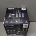 Panasonic Cordless Phone with Advanced Call Block, Link2Cell Bluetooth, One-Ring Scam Alert, and 2-Way Recording, Answering Machine, 4 Handsets - KX-TGF944B (Black)