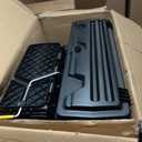 oEdRo Truck Bed Storage Tool Box Fits 2015-2026 Ford F150 Driver Side + Passenger Side, 180 Degree Rotation Rear Tool Boxs with Lockable Lid & Password Padlock, Black Waterproof Wheel Well Storage