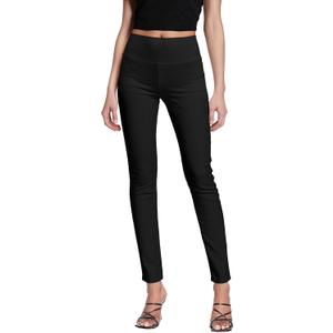 Hybrid & Company Super Comfy Stretch with Full Elastic Waist Pull On Millennium Twill Pant (Black)