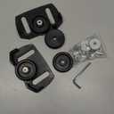 Universal Roller Skid Snow Thrower Shoes | 490-241-0038 Snow Blower Skid Shoes W/Hardware, for Craftsman, MTD, Cub Cadet, Fits Most 2-Stage and 3-Stage Snow Thrower Snowblowers