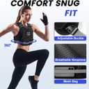 VBSD Adjustable Weighted Vest for Women Men 20-32lb Vest with 6 Ironsand Weights Body Weight Vest with Reflective Strip for Running Walking Strength Training Workouts