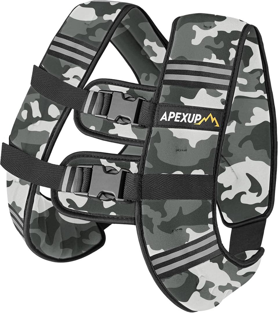 APEXUP Weighted Vest Men Women, Weight Vest for Women Workout Equipment for Strength Training Running, 20lbs