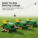 Dokili AM133800 Tie Rod Steering Linkage with Locknuts Compatible with John Deere GT225 GT235 GT235E GT245 GX255 LX280 LX289 Riding Mowers Heavy Duty Steel Steering Bar Drag Link AM123661