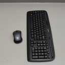 Logitech MK335 Quiet Wireless Keyboard and Mouse Combo - Black/Silver Keyboard and Mouse Combo Wireless, Ambidextrous