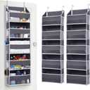 ULG 2 Pack 5-tier Over the Door Organizer Dark Gray