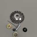 6Inch Steel Wire Rotary Weed Brush Cutter Trimmer Head for Weed Cutter Eater, Unbreakable Wired Trimmer Blade, Weed Trimmer Eater Head with Adapter Kits for Moss Grass Rust Removal