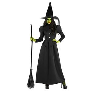 Morph Witch Costume for Women - Adult Halloween Witch Outfit - Spooky Women's Costume for Parties and Celebrations, Medium