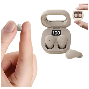 Wireless Smallest Invisible Earbuds For Sleep Ultra Small Hidden Earphones Ear Buds For Small Ear Bluetooth Mini Invisible Sleep Noise Cancelling Earbuds For Side Sleepers Hidden Headphones For Work