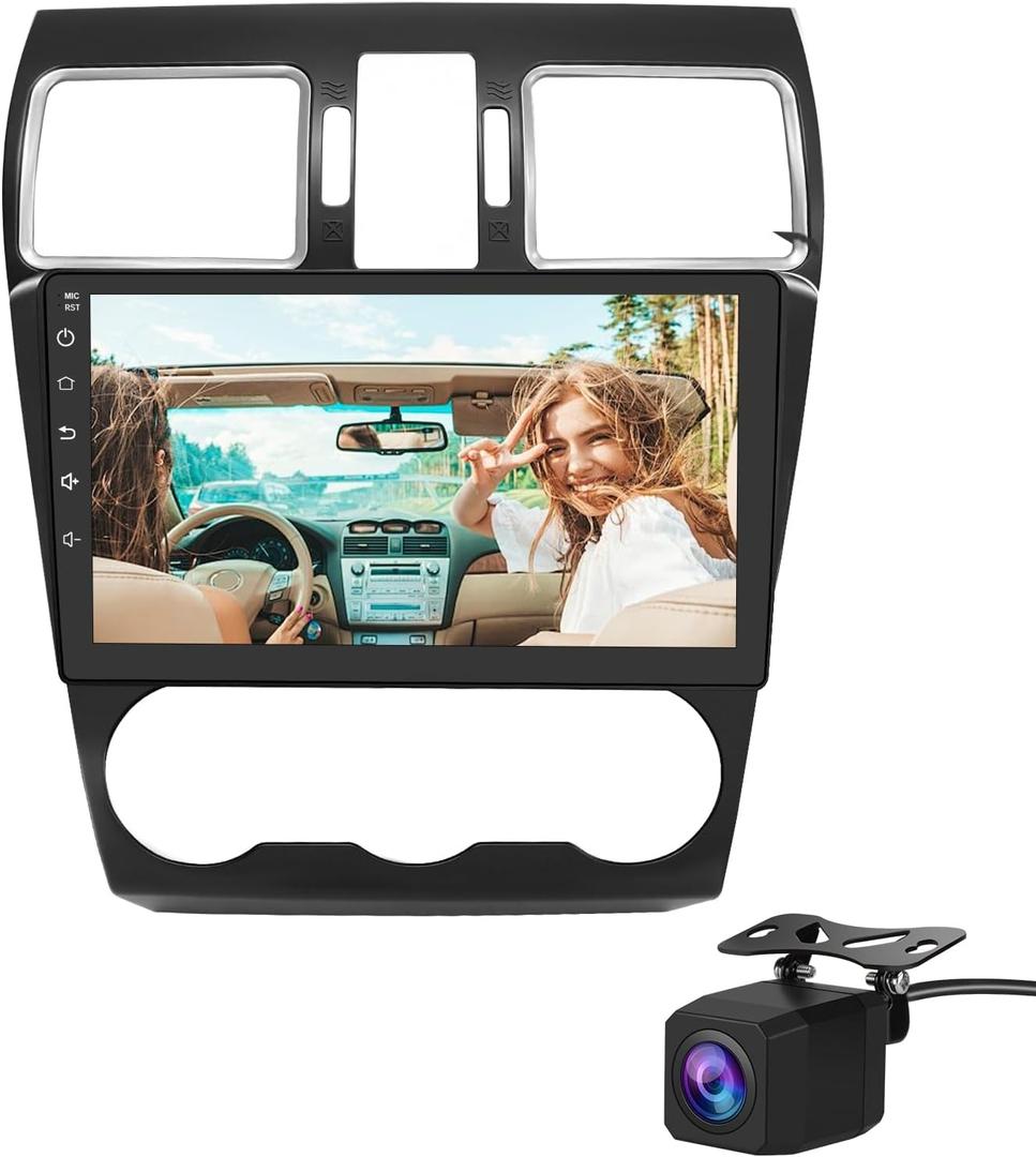 2+64G AWESAFE Android 13 Car Radio Stereo for Subaru Forester WRX Impreza 2015-2018 Suitable for Harman Kardon Systems 9" Head Unit with Carplay/Android Auto Bluetooth