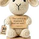 Christian Gifts for Women Men | 30 Empowering Bible Verses Prayer Cards by the Positive Crochet Lamb | Emotional Support Religious Confirmation Catholic Gift for Mothers Day | Christian Gift for Women