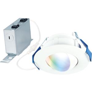 HALO 4 in Smart Canless LED Recessed Light, Wi-Fi, Motion Sensor, Gimbal