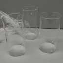 Bathroom Light Fixtures, 3-Light Brushed Gold Vanity Light, Gold Bathroom Lights Over Mirror with Clear Glass Shade, Wall Sconces for Mirror Bedroom Living Room Hallway