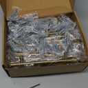 Haliwu 30 Pack Cabinet Handles Brass Gold Cabinet Pulls 5 Inch Hole Center Drawer Pulls Modern Bar Dresser Handles for Bathroom Kitchen Bedroom