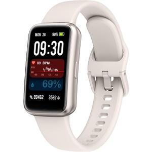 Fitness Tracker,Smart Watch with 24/7 Heart Rate Blood Oxygen Sleep Monitor,1.47" HD Touchsreen with Step & Calorie Counter 100+ Sport Modes Health Activity Trackers for Men and Women (White)