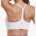 HeyNuts to Freest Y Back Sports Bras for Women Spaghetti Thin Strap Workout Bras Wirefree Padded Racerback Yoga Bras S
