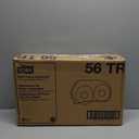 Tork Twin Jumbo Toilet Paper Roll Dispenser Smoke T22, Refill Indicator Window, 56TR