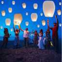 Paper Lanterns 12 Pack White,Easy to Use, Paper Lanterns were The Highlight of Party,Lantern each package is equipped with operating instructions.