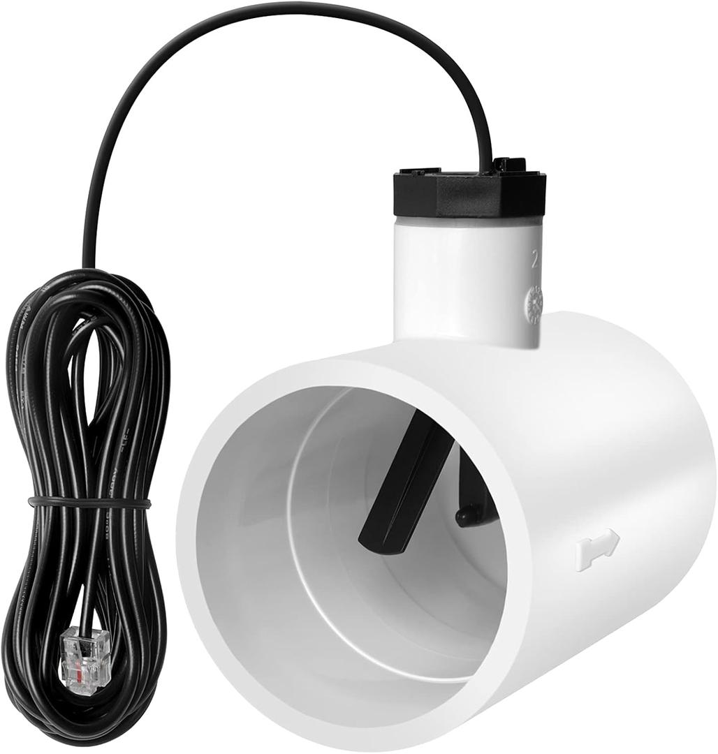 Flow Switch for Hayward,Replacement for GLX-FLO-RP,Flow Switch for Hayward Goldline Aquarite Salt System,Pool Flows Sensor for Hayward Salt Cell and Chlorine Generators,Assembly Kit w/Tee &15ft Cable