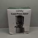 Canoly C16 Cold Press Juicer, 6" Extra Wide Feed Chute, 3-IN-1 Strainers (Juice & Sorbet & Nut Milk), Powerful AC Brushless Motor, Self Precut System, Juicer Machines with BPA-Free (Space Gray)