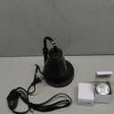 Candle Warmer Lamp with Adjustable Height, Stepless Dimming Function-Home Decor Lamp, Metal Candle Lamp for Jar Candles, No Flame Scented Candle Warmer with 2 Bulbs (Black) (small)