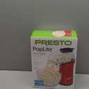 Presto 04863 Poplite Hot Air Popcorn Popper  BuiltIn Measuring Cup + Melts Butter, Easy to Clean, BuiltIn Cord Wrap, 18 Cups, Red