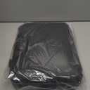 Nacial Fireproof Document Box with Lock & Shoulder Strap, Hard-Shell Fireproof File Organizer with 13 Pocket Accordion File Folder, Portable Safe Storage for Important Documents, Laptop, Black