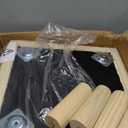 Dog Stairs for Small Dogs and Cats  2-in-1 Dog Ramp for Couch and Low Bed, 16.5'' Foldable Wooden Pet Ramp, Sturdy Multi-Use Split Ottoman Design, Beige