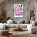 Pink Cheetah Wall Art You're Like Really Pretty Poster Preppy Aesthetic Trendy Dorm Room Canvas Prints For College Dorm Room Decor 8x12inch Framed (style-5)