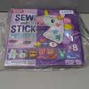 EZCRA Unicorn Sewing Kit for Kids - 8-in-1 Kids Sewing Kit - Easy to Do Craft Kits for Ages 4-8 - Sewing Crafts - Extra Felt Stickers for Decoration - No Mess with Full Instructions (Animal)