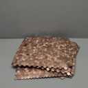 KASARO Peel and Stick Backsplash Tile for Kitchen, 3D Hexagon Penny Metal Mosaic Tiles, 8 Pieces Self Adhesive Wall Tiles Decorative for Living Room, Bathroom, Fireplace, 12”x12”, Rose Gold