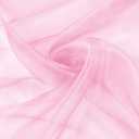 VACVELT Sheer Organza Fabric by The Yard, 60 Inch Wide Light Pink Organza Fabric Bolt Bridal Sheer Tulle Fabric, Silk Organza Roll for Wedding Party Decorations Backdrop Curtain (2 Yards)