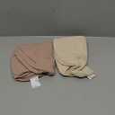 Nursing Pillow Cover,Muslin Cotton,Removable Cover for Breastfeeding Pillows, 2-Pack Pillow Covers, Ultra-Soft Baby Nursing Pillow, Fits Newborn Feeding Pillow 22.5IN*18IN (Sand) (Wheat)