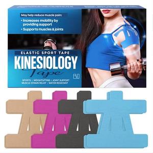 Kinesiology Tape-for Shoulder, 8Pcs-Shoulder Pain Relief Athletic Tapes, Shoulder Support & Stability Precut Strips, Waterproof & Elastic, Breathable Hypoallergenic Latex-Free
