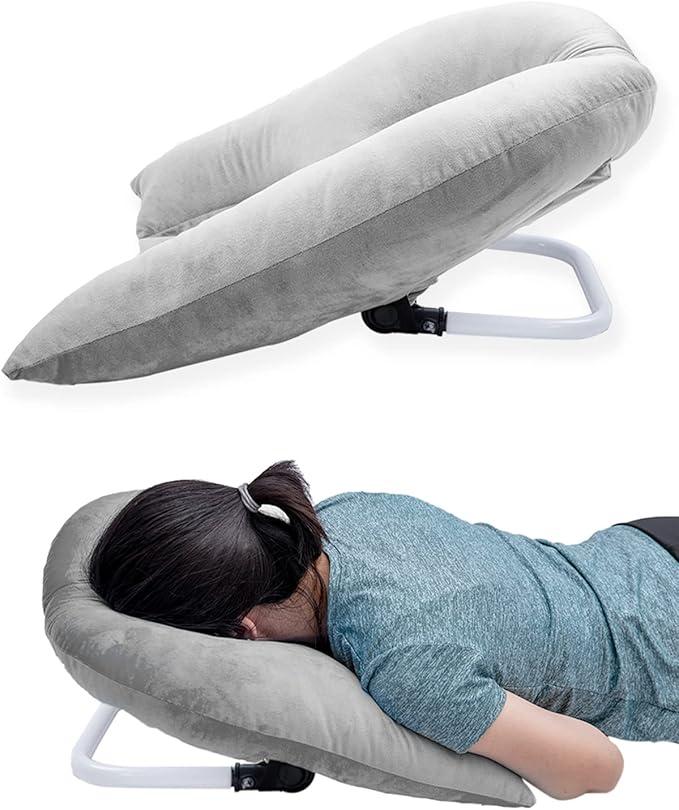 Face Down Pillow After Eye Surgery, Adjustable Height Prone Prone Face Down Sleeping, Retina Lying Pillow, Vitrectomy Macular Hole Retinal Detachment Recovery Equipment Eye Surgery Support