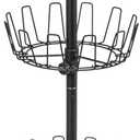 Household Essentials 3-Tier Shoe Storage Tree, Matte Black