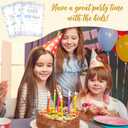 20 Winter Onederland Birthday Invitation Card With Envelopes,4" x 6" Double-sided Fill In Invites For Boys, Girls, Birthday Party Invitation Cards Supplies(Blue) - A01