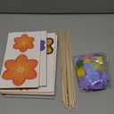MDINGTD Toys for 4 5 6 7 8+ Year Old Girls, Poke Art Flower Bouquet with 8 Flowers & 2 Butterflies Arts and Crafts for Girls Ages 4-12 DIY Creative Activity Birthday Christmas Gifts Craft Kits