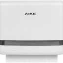 AIKE 200 Sheets Multifold Wall Mount Paper Towel Dispenser,with Lock for Home and Commercial,White(Folded Size L 9.0" x W 3.5" Or Smaller)