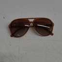 livho Trendy Polarized Aviator Sunglasses Women Men, Retro Sun Glasses for Women Men 2025, Oversized UV Protection Shades (Dark Brown/Gradient Brown)