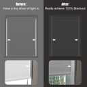 Light Blocking PVC Strips for Window Shades & Blinds by Keego, 58.5" x 1.2" x 0.9"