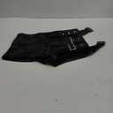 OYOANGLE Women's Buckled Cut Out Leather Mini Shorts Y2k Low Rise Booty Hot Shorts M