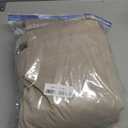 Estelar Textiler Khaki 100% Blackout Curtains 96 Inches Long 2 Panels for Living Room, Thermal Insulated Energy Saving Grommet Curtains for Bedroom, Full Room Darkening Drapes for Sliding Door,52Wx96L