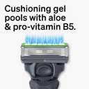 Schick Hydro Sensitive Razor Refills, 12ct | 5 Blade Razor for Men, Shaving Blades, 12 Refills